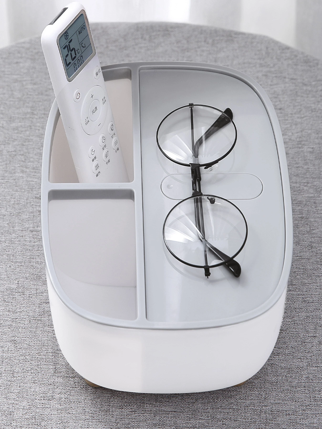 Органайзер универсальный белый с серым MBM HOME модель FH-19 WHITE/GRAY Органайзер универсальный белый с серым MBM HOME модель FH-19 WHITE/GRAY Фото