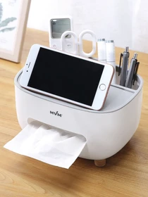 Органайзер универсальный белый с серым MBM HOME модель FH-19 WHITE/GRAY Фото