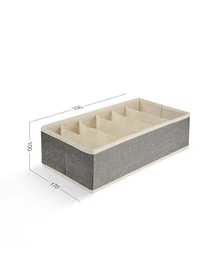 Органайзер для хранения на 6 секций светло-серый MBM HOME модель TH-09-06 LIGHT GRAY Фото