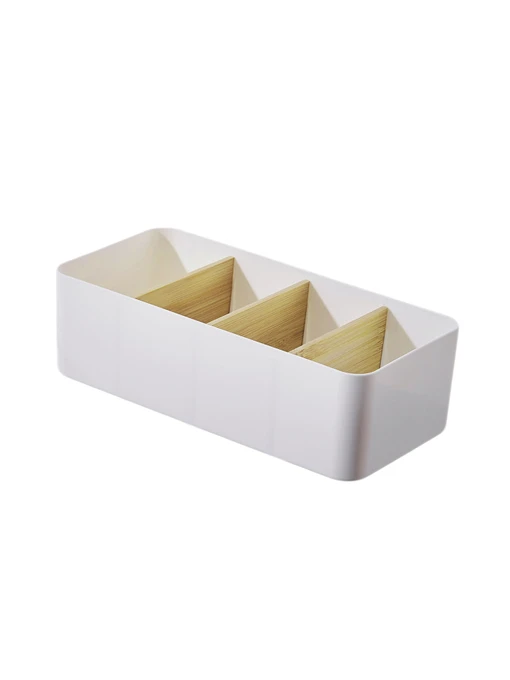 Органайзер для дрібниць білий/дерево Scandinavia MBM HOME модель FH-41 WHITE/WOOD Фото