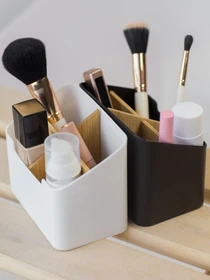 Органайзер для мелочей черный/дерево Scandinavia MBM HOME модель FH-47 BLACK/WOOD Фото