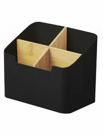 Органайзер для мелочей черный/дерево Scandinavia MBM HOME модель FH-47 BLACK/WOOD Фото
