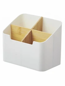 Органайзер для мелочей белый/дерево Scandinavia MBM HOME модель FH-47 WHITE/WOOD Фото