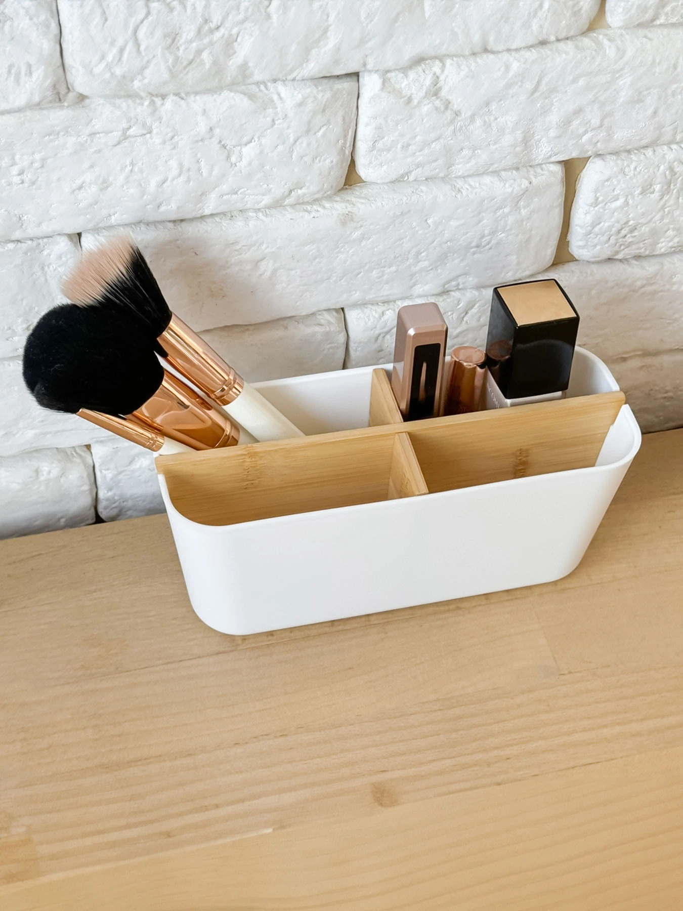 Органайзер для мелочей белый/дерево Scandinavia MBM HOME модель FH-48 WHITE/WOOD Органайзер для мелочей белый/дерево Scandinavia MBM HOME модель FH-48 WHITE/WOOD Фото