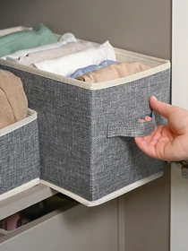 Органайзер для зберігання на 7 секцій сірий MBM HOME модель TH-31-7 LIGHT GRAY Фото