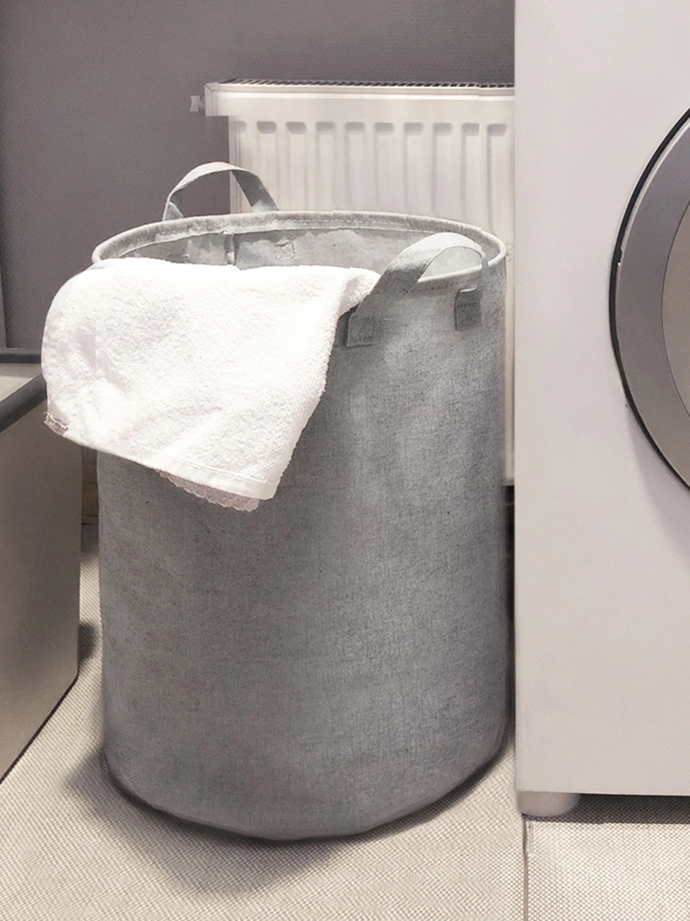 Корзина для хранения текстильная серая MBM HOME модель TH-01 GRAY Корзина для хранения текстильная серая MBM HOME модель TH-01 GRAY Фото
