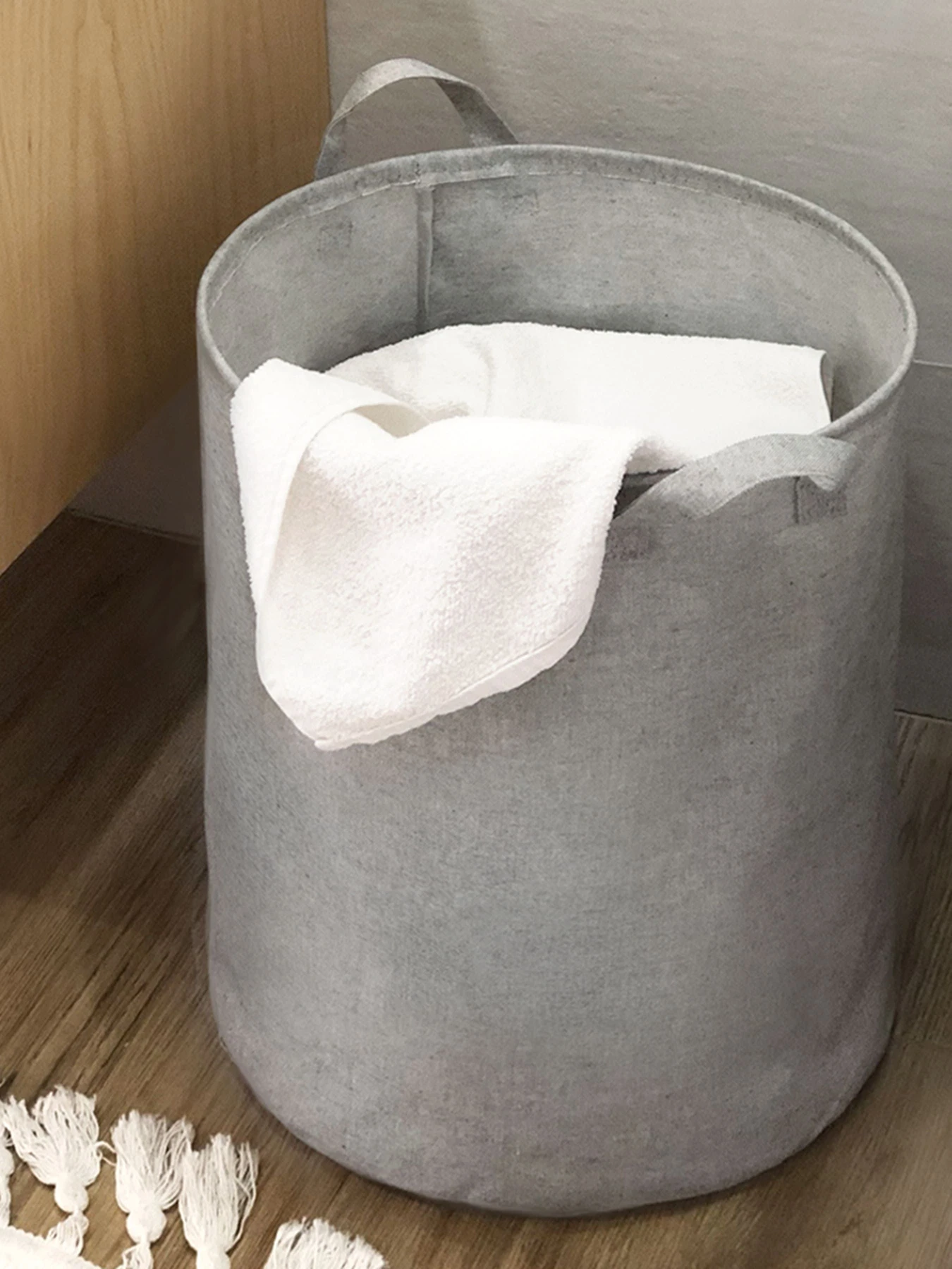 Корзина для хранения текстильная серая MBM HOME модель TH-01 GRAY Корзина для хранения текстильная серая MBM HOME модель TH-01 GRAY Фото