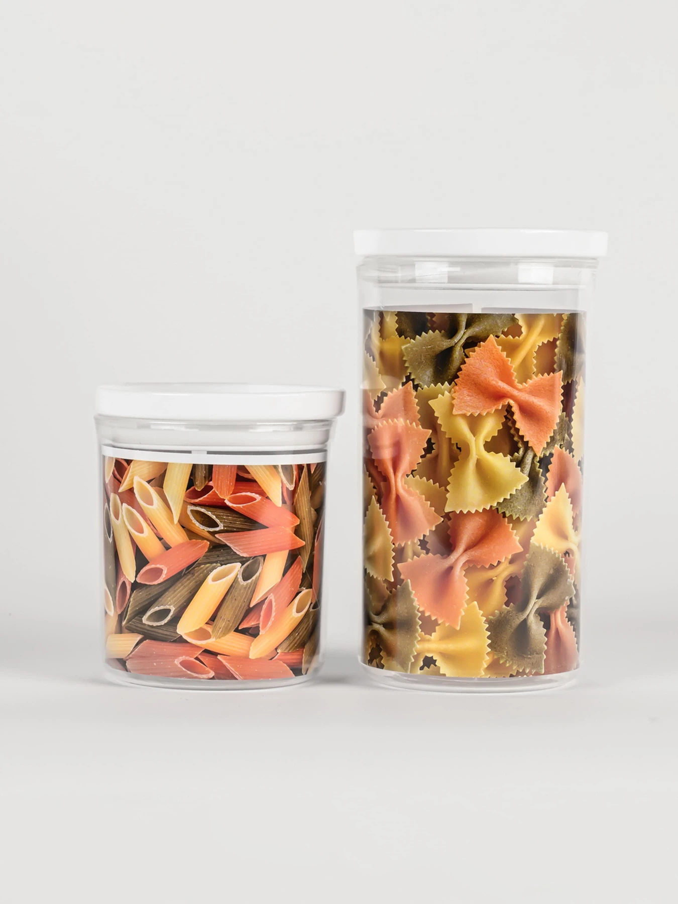 Ємність для зберігання кругла пластикова прозора Pasta MBM HOME модель KP-89 M T/WHITE Ємність для зберігання кругла пластикова прозора Pasta MBM HOME модель KP-89 M T/WHITE Фото