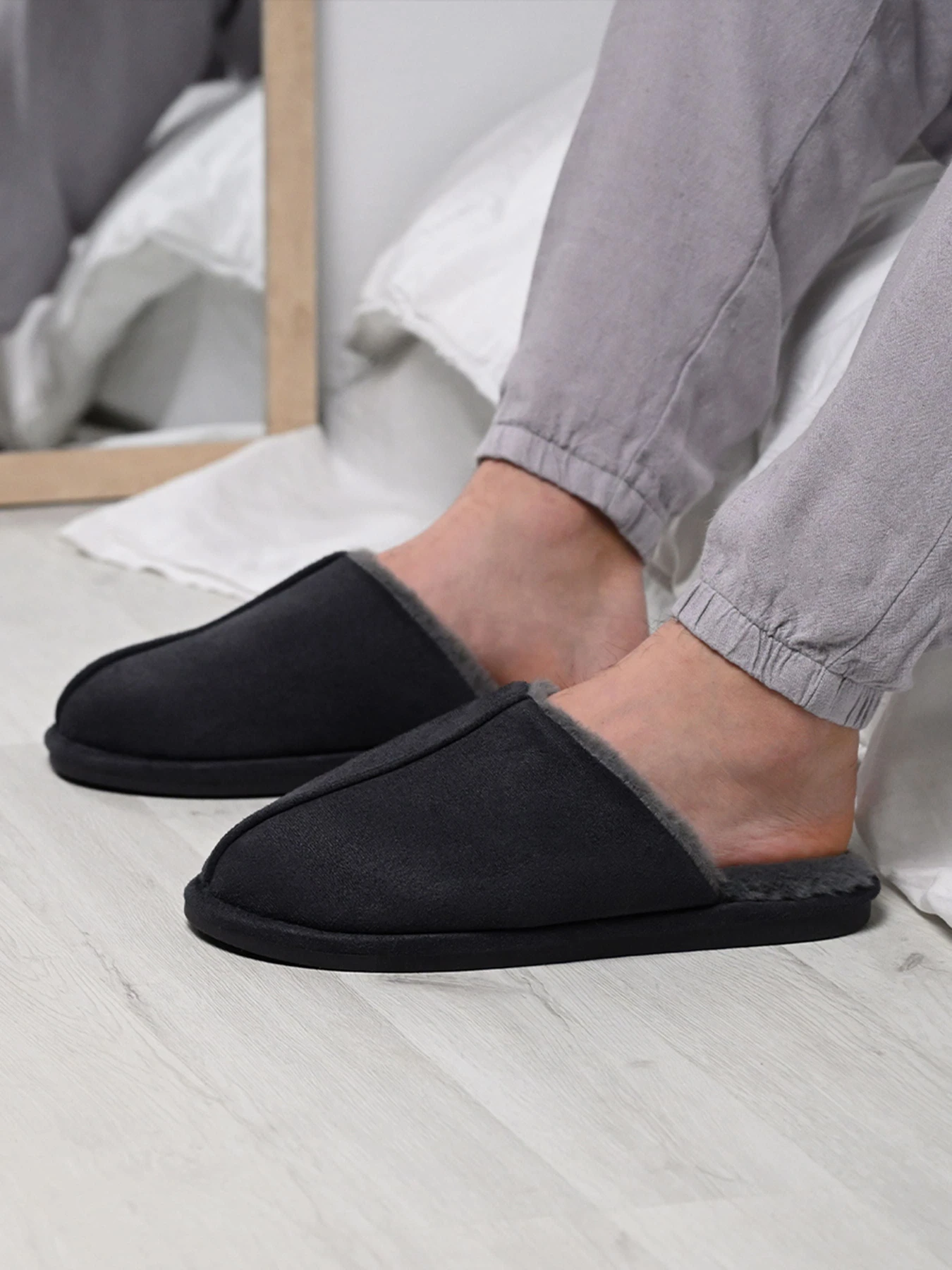Тапки MBM HOME Orest модель SL-05 GRAY Тапки MBM HOME Orest модель SL-05 GRAY Фото