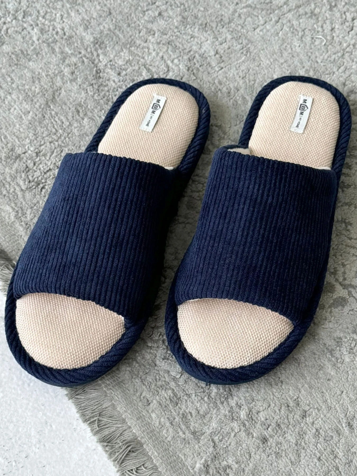 Капці MBM HOME Semen модель SL-15 DARK BLUE Фото
