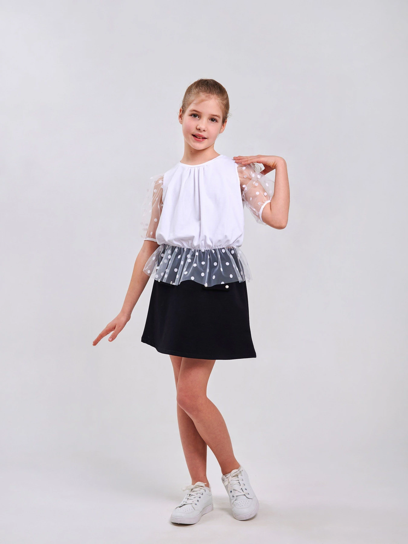 Рубашки SMIL модель smil_114973-belyj-gorosek Фото