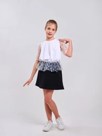 Рубашки SMIL модель smil_114973-belyj-gorosek Фото