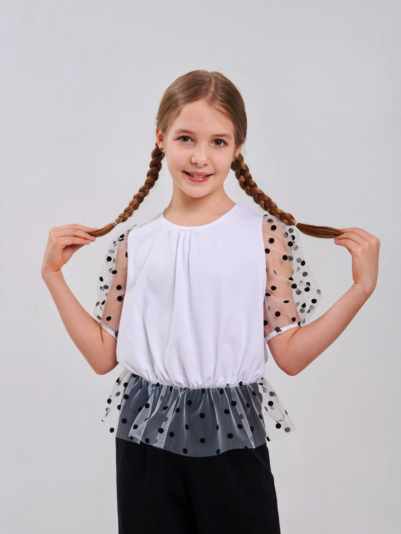 Рубашки SMIL модель smil_114973-cernyj-gorosek Фото