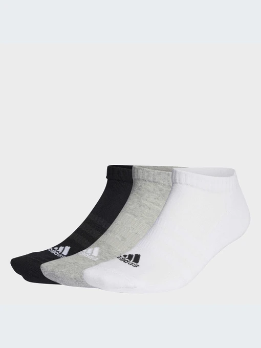 adidas Набір шкарпеток колір сірий фото 2