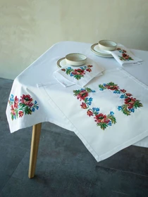 Вишита серветка "За народними мотивами" Едельвіка модель 77-21-09 Фото