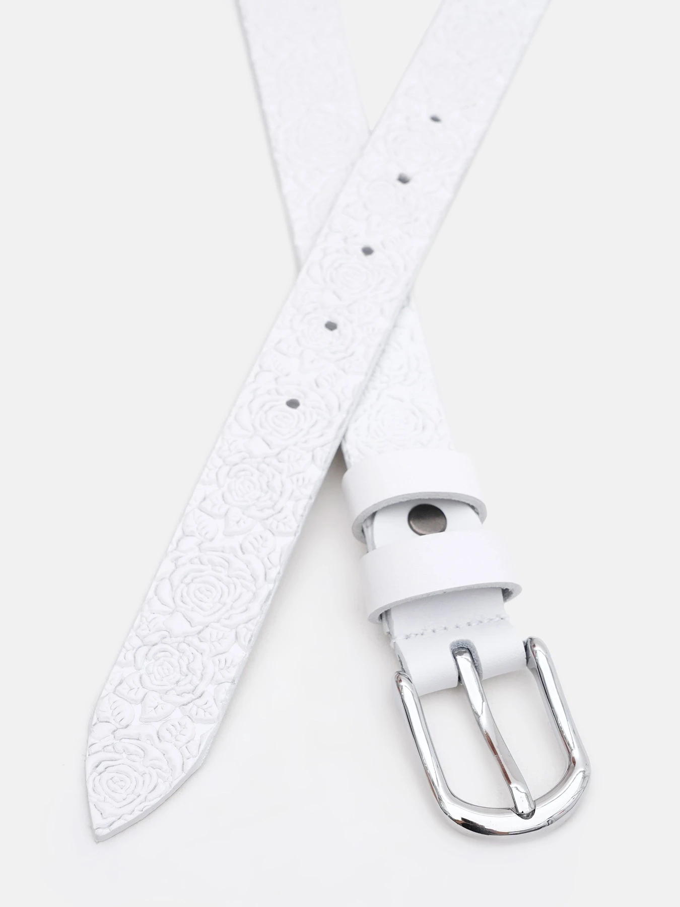 Ремни Borsa Leather модель 100v1genw87-white Фото