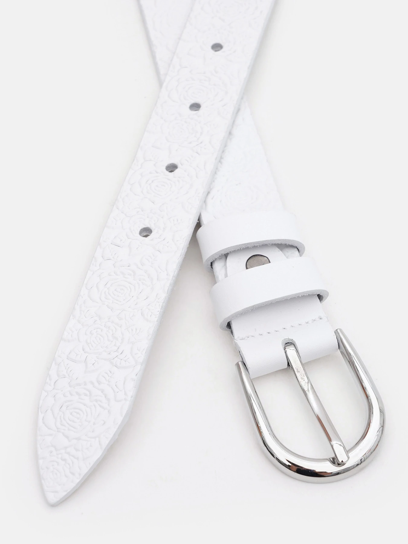 Ремни Borsa Leather модель 100v1genw91-white Фото