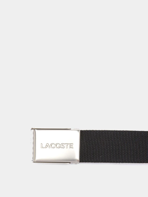 Lacoste Ремінь колір чорний фото 2
