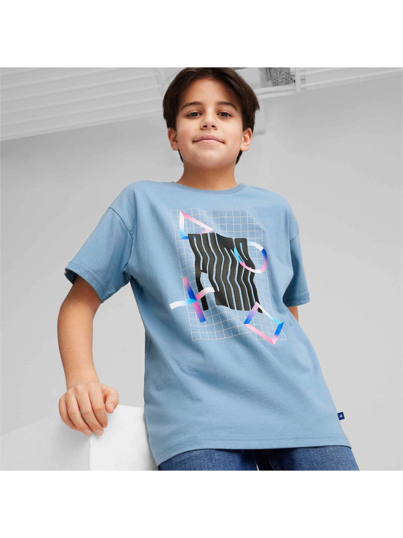 Футболки и поло PUMA x Playstation Tee модель 624865 Фото