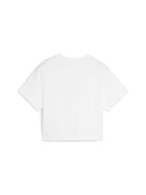 Футболки и поло PUMA Girls Logo Cropped Tee модель 845346 Фото