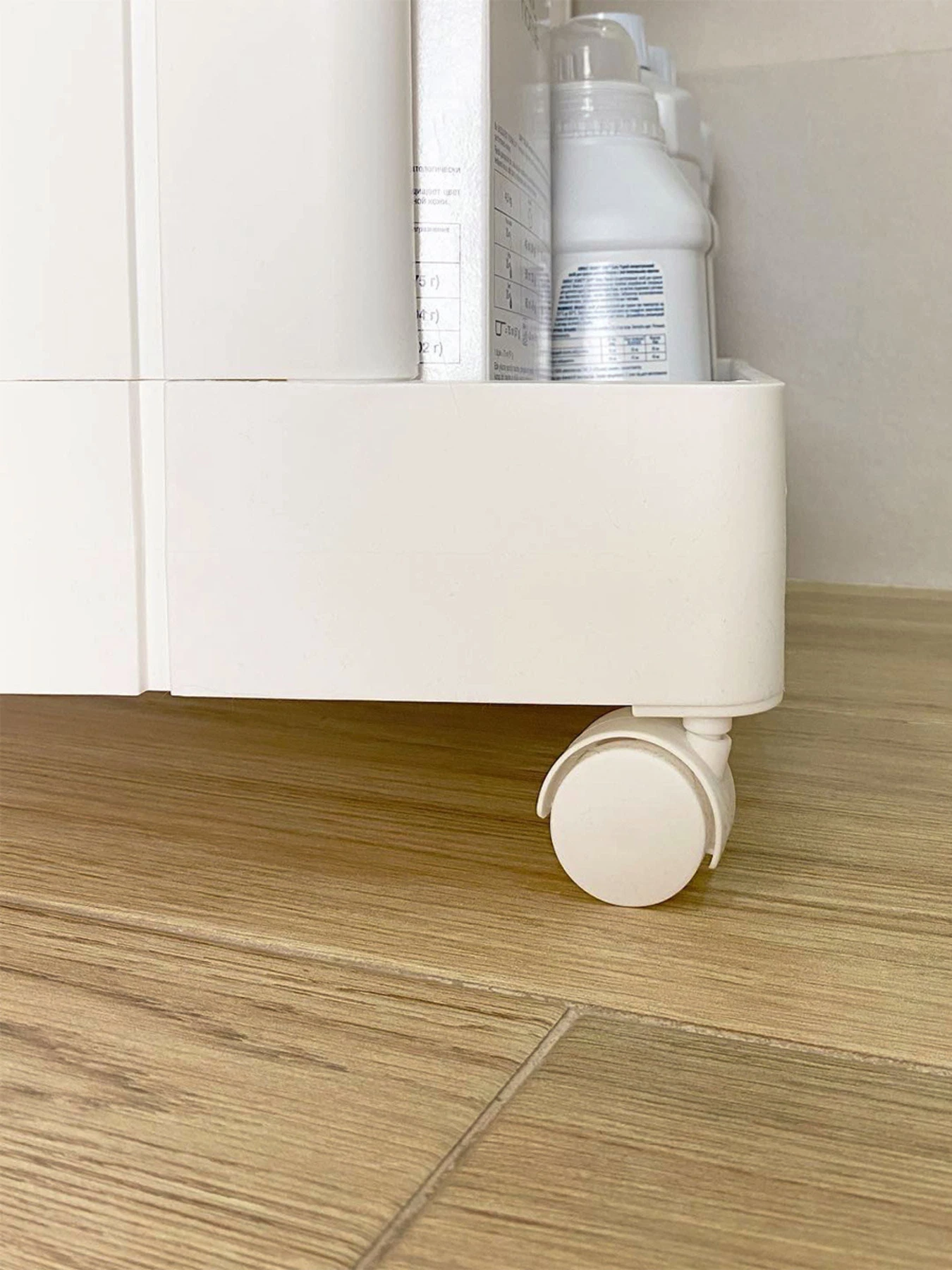 Етажерка 4-рівнева на колесах біла MBM HOME модель FH-04 WHITE Фото