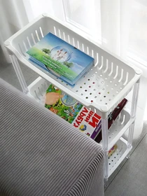 Етажерка 3-рівнева біла MBM HOME модель FH-05 WHITE Фото
