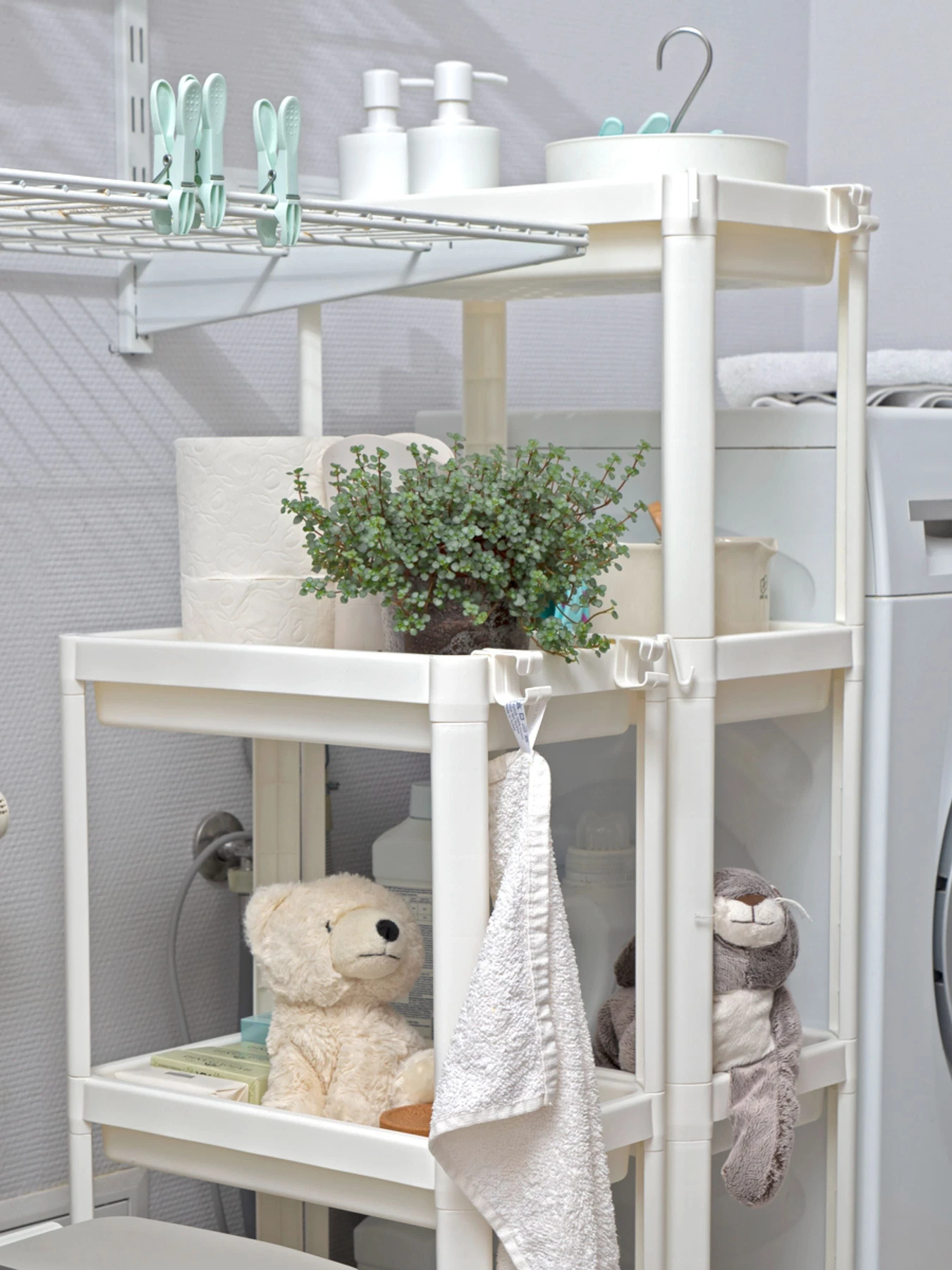 Етажерка 4-рівнева біла MBM HOME модель FH-22/4 WHITE Фото