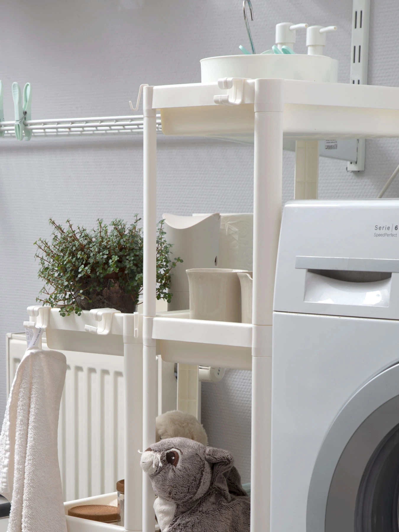 Етажерка 4-рівнева біла MBM HOME модель FH-22/4 WHITE Фото