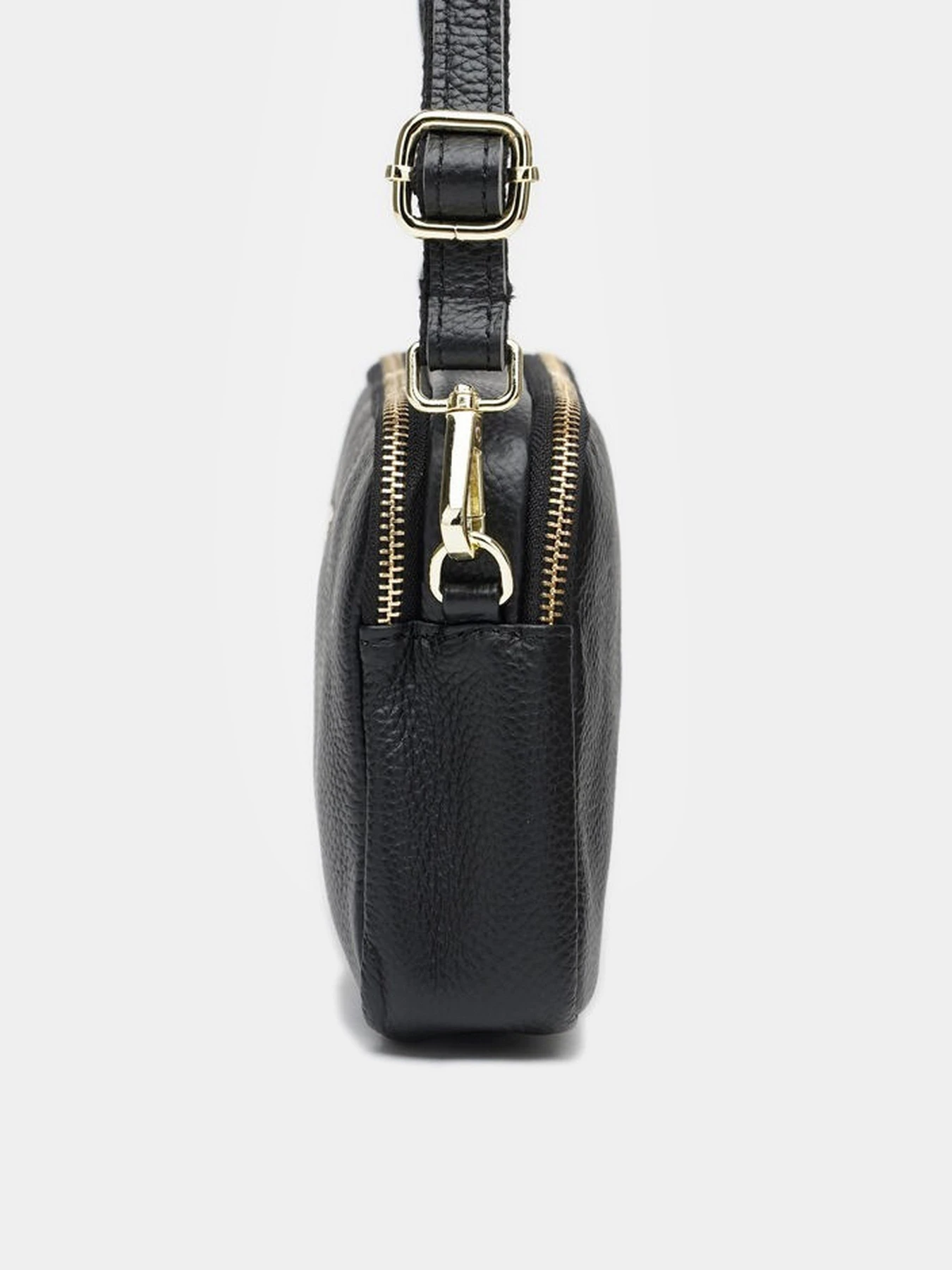 Сумки Borsa Leather модель K11906-black Фото