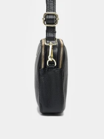 Сумки Borsa Leather модель K11906-black Фото
