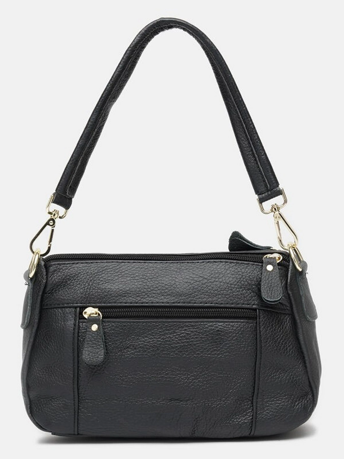 Сумки Borsa Leather модель K1211-black Фото
