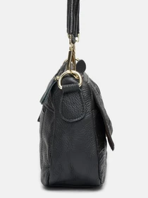 Сумки Borsa Leather модель K1211-black Фото