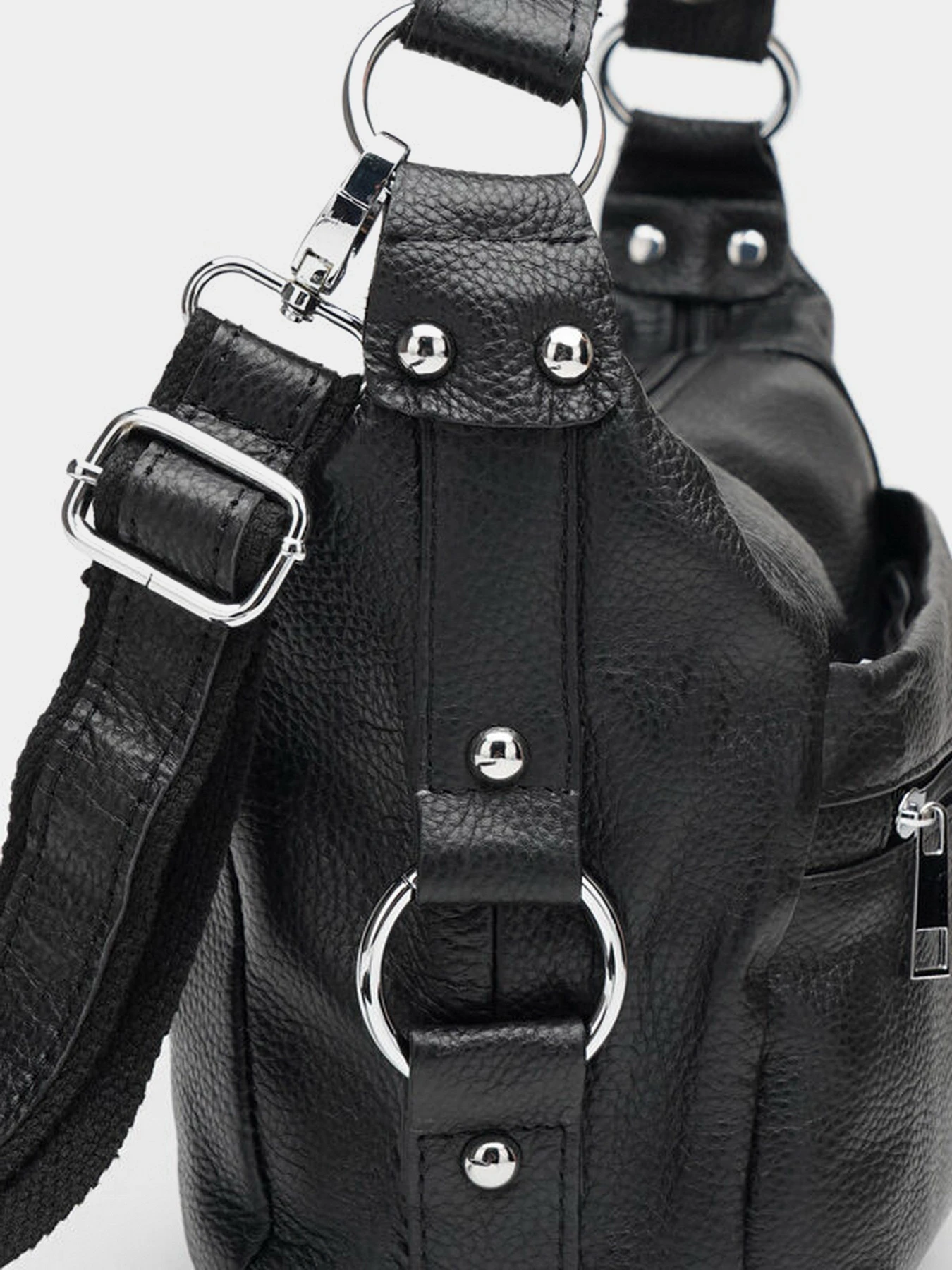Сумки Borsa Leather модель K1131-black Фото