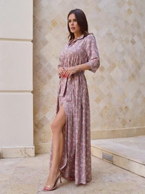 Платья ISSA Plus модель 14779_коричневый Фото