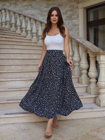 Юбки ISSA Plus модель 14781_синий Фото