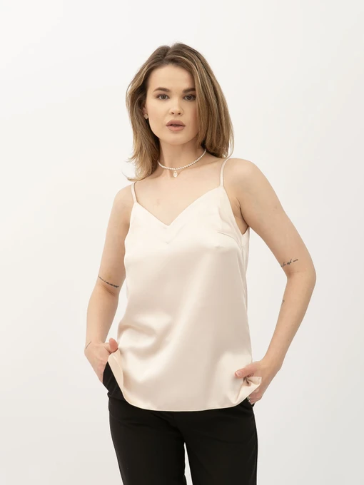 Футболки і поло Lesia модель Marcus5003BeigeSHRTWLS Фото
