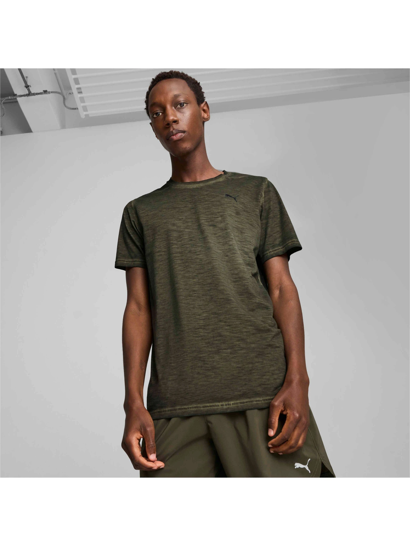 Футболки и поло PUMA M Studio Foundation Wash Tee модель 523202 Футболки и поло PUMA M Studio Foundation Wash Tee модель 523202 Фото