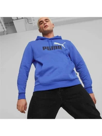 Худі та світшоти PUMA Ess+ 2 Col Big Logo Hoodie модель 586764 Фото