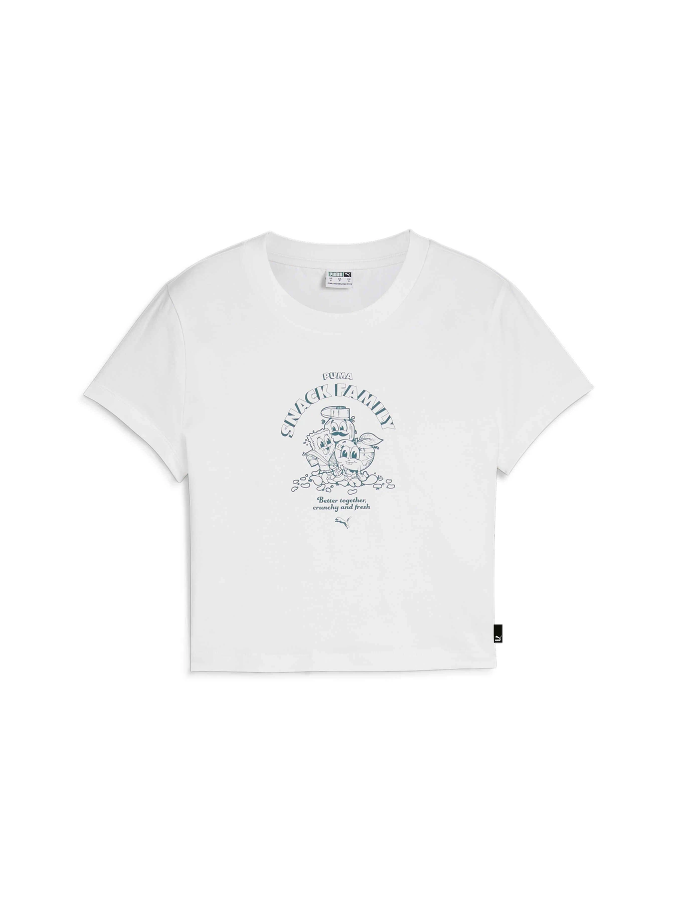 Футболки і поло PUMA Graphics Snack Baby Tee модель 628001 Футболки і поло PUMA Graphics Snack Baby Tee модель 628001 Фото