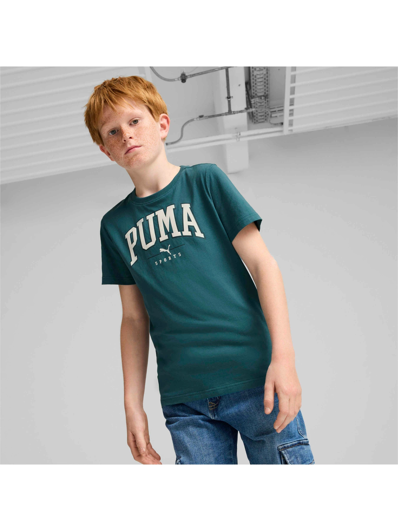Футболки и поло PUMA Squad Big Graphic Tee модель 682772 Футболки и поло PUMA Squad Big Graphic Tee модель 682772 Фото