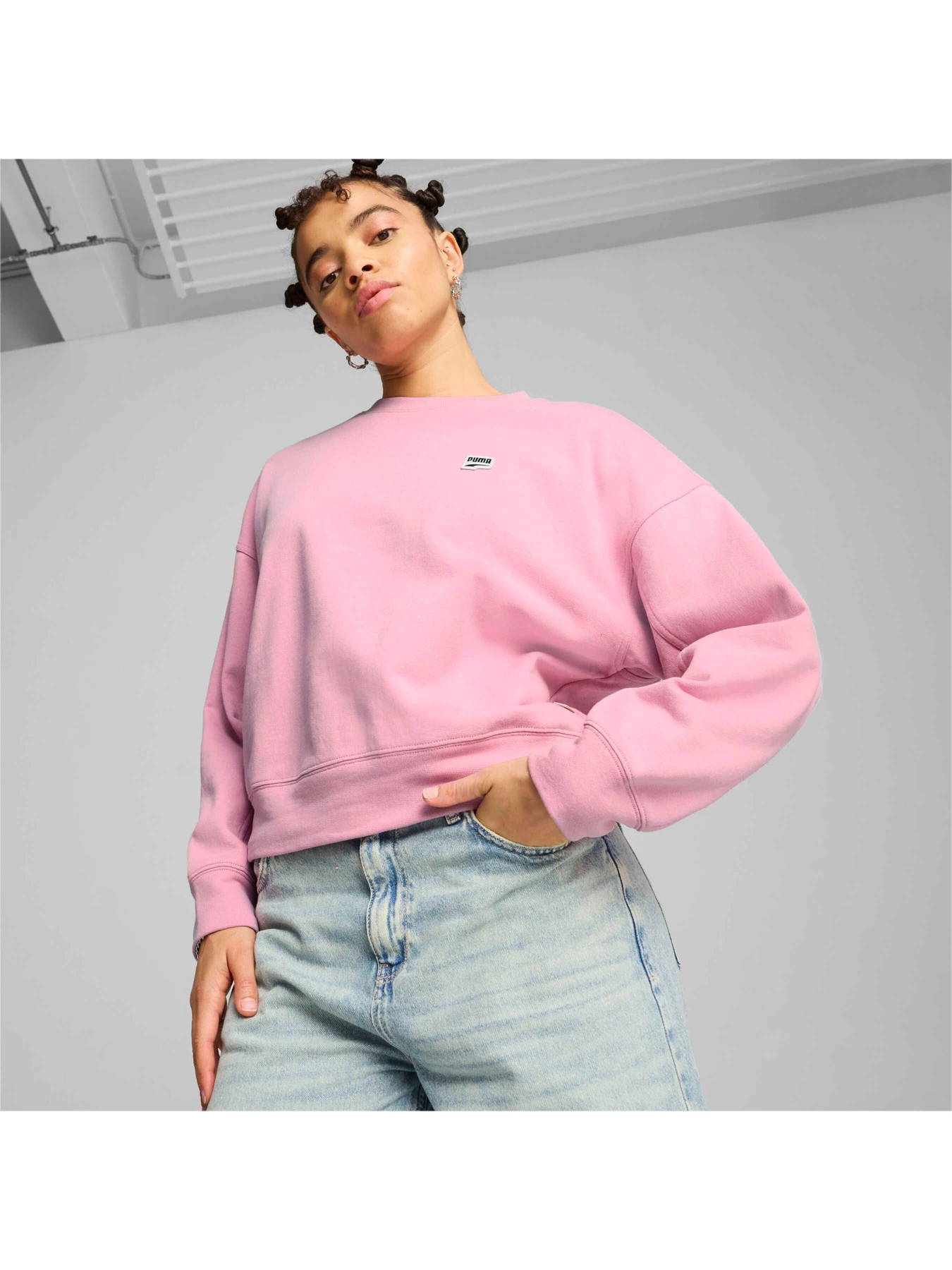 Худи и свитшоты PUMA Downtown Re:collection Crew модель 626785 Худи и свитшоты PUMA Downtown Re:collection Crew модель 626785 Фото