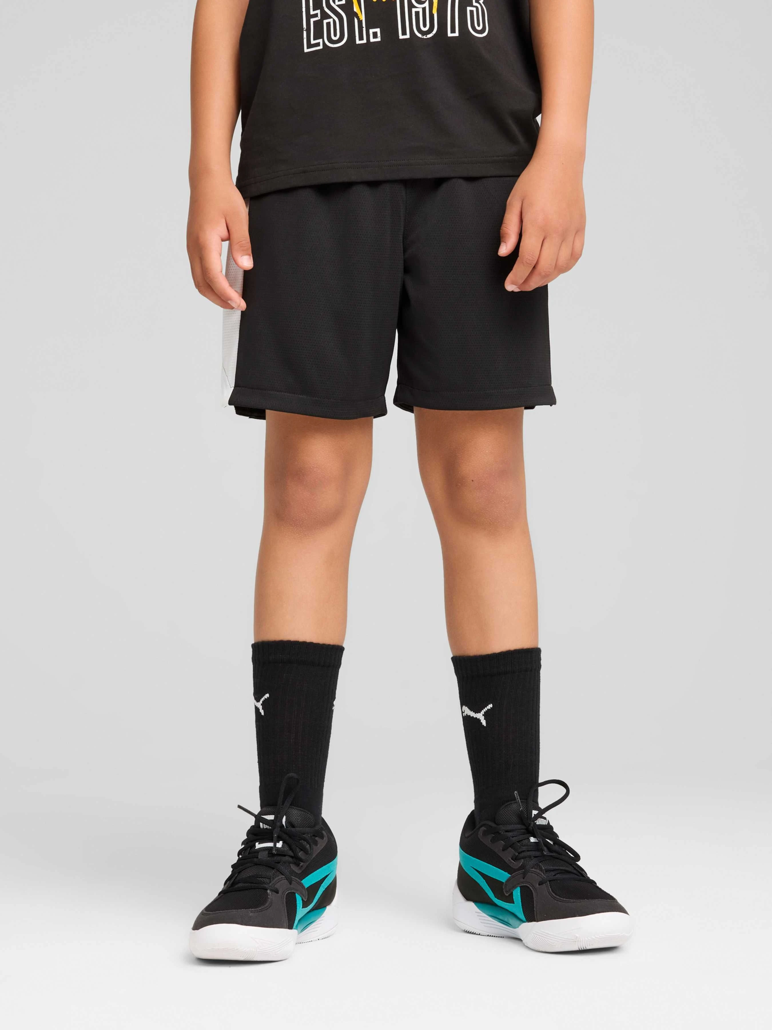 Дитячі Повсякденні шорти PUMA Bball Blueprint Mesh Shorts фото 3