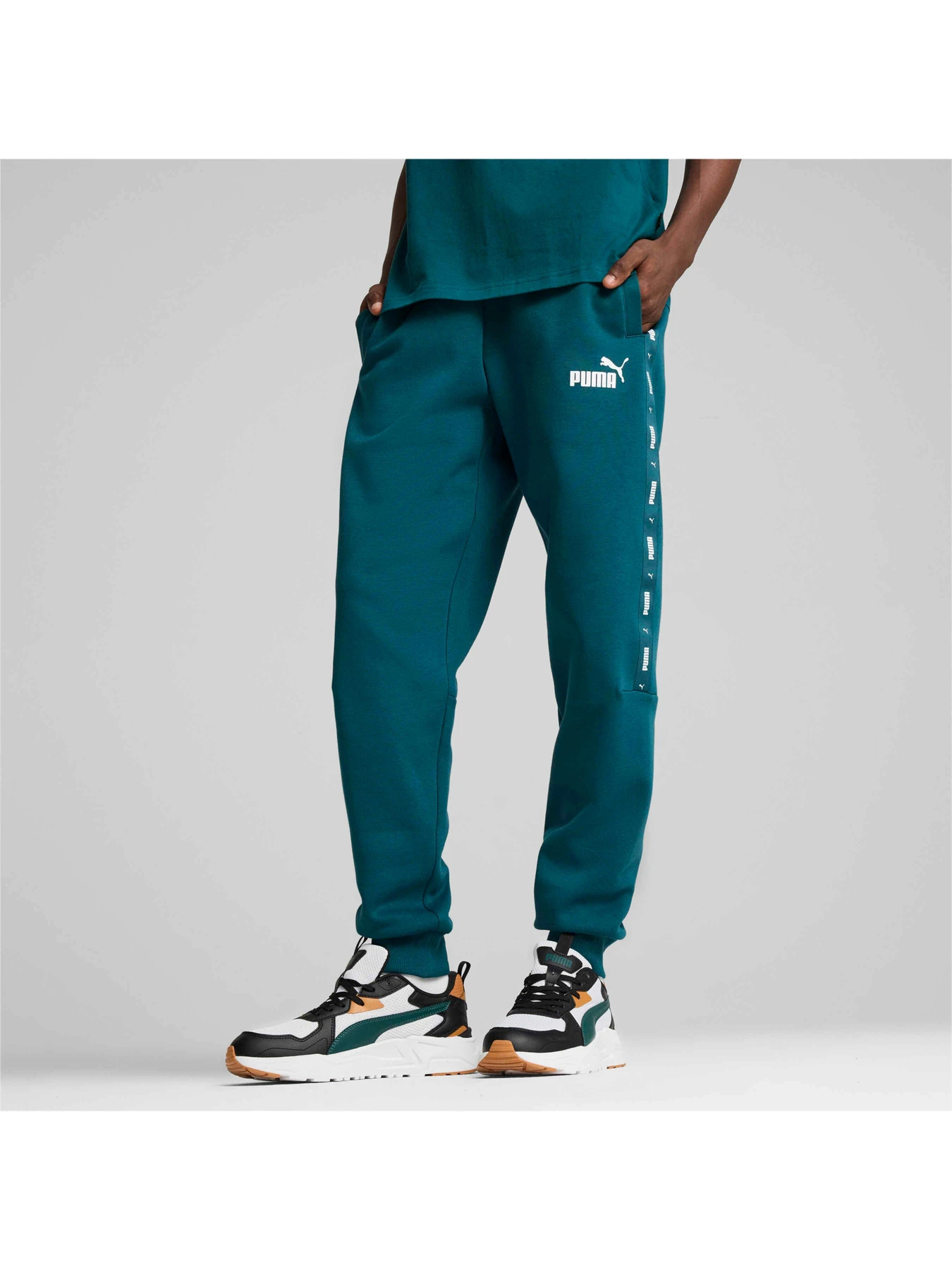 Брюки PUMA Ess+ Tape Sweatpants модель 849042 Брюки PUMA Ess+ Tape Sweatpants модель 849042 Фото