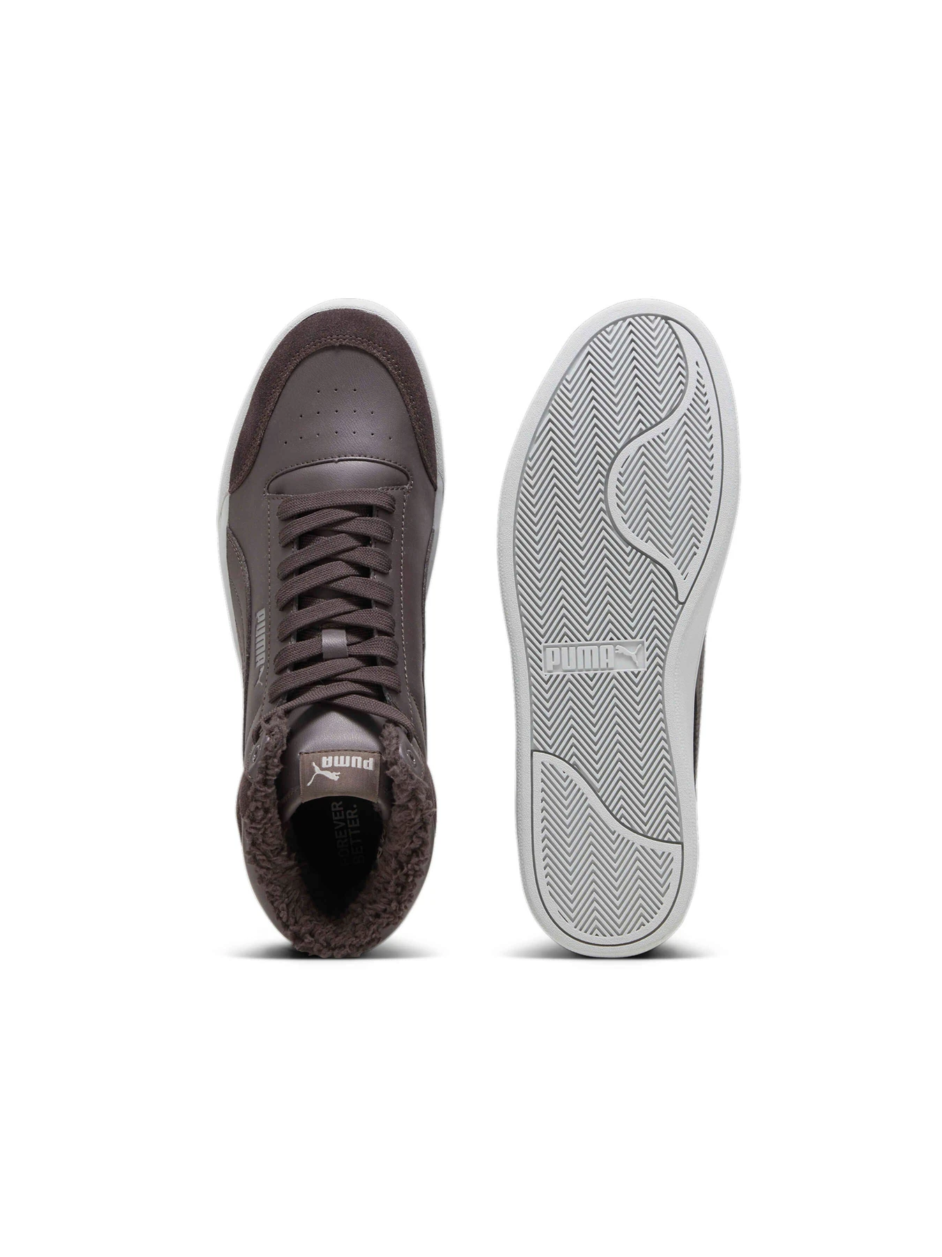 Кеди PUMA Shuffle Mid Fur модель 387609 Кеди PUMA Shuffle Mid Fur модель 387609 Фото