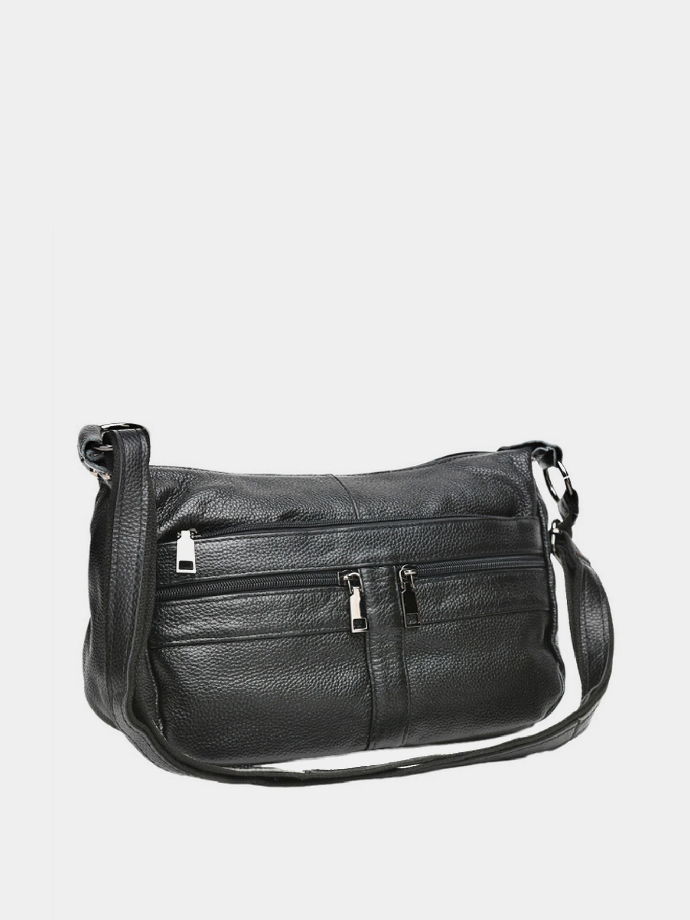 Сумки Borsa Leather модель K1105-black Фото