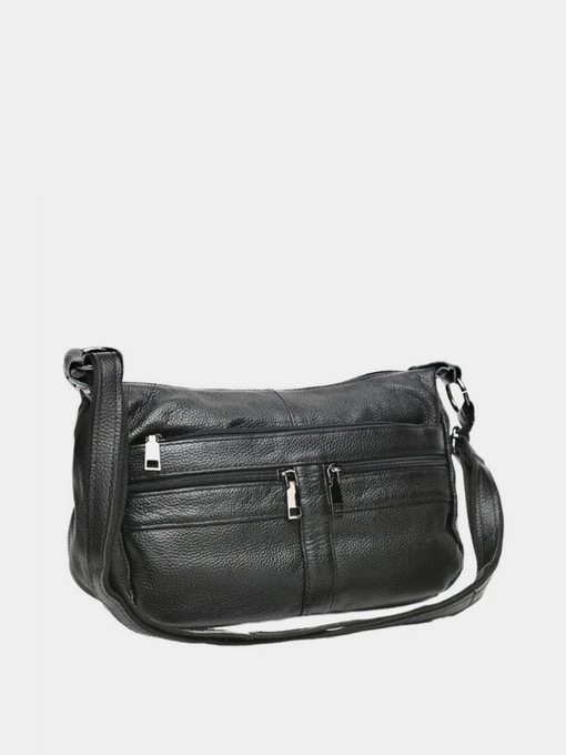Сумки Borsa Leather модель K1105-black Фото