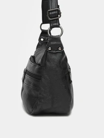 Сумки Borsa Leather модель K1105-black Фото