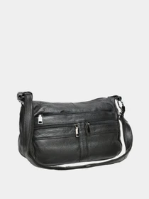 Сумки Borsa Leather модель K1105-black Фото