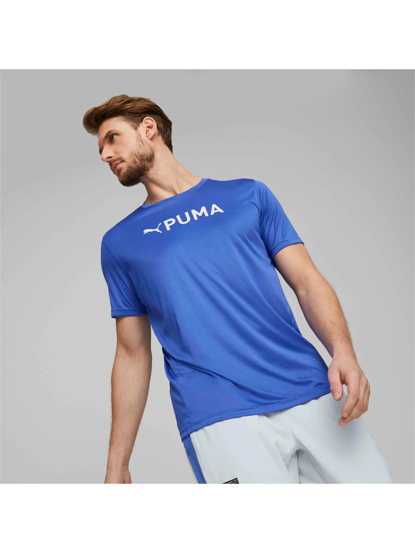 Футболки и поло PUMA Fit Logo Tee Graphic модель 523098 Фото