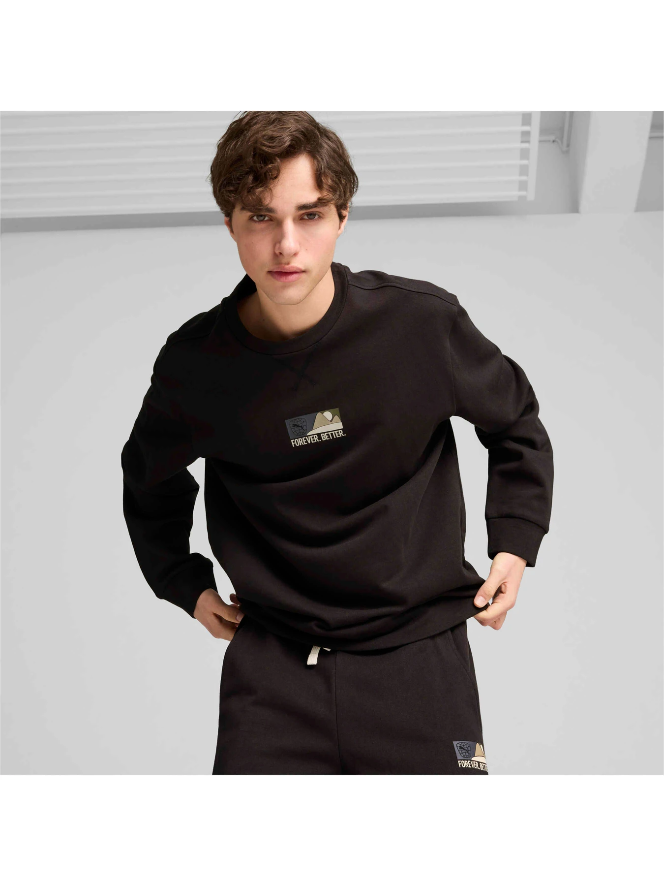Худи и свитшоты PUMA Better Sportswear Crew модель 681758 Фото